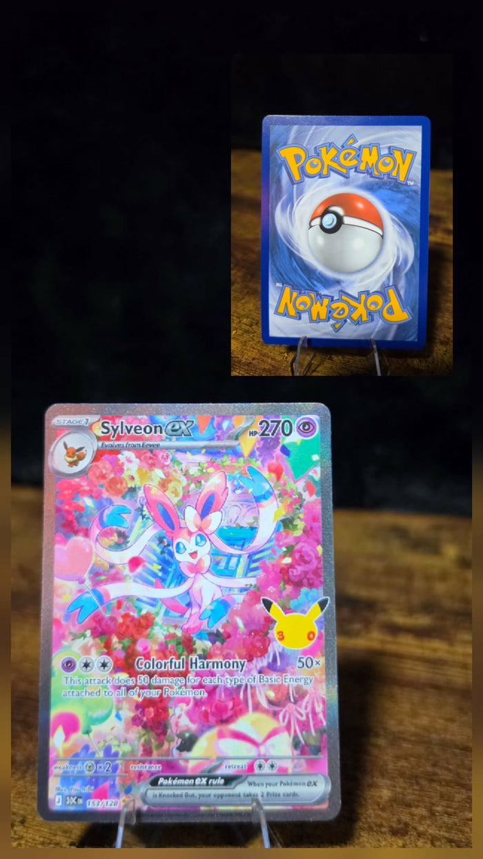 30th Celebration Special Illustration Rare Sylveon EX (153/128)