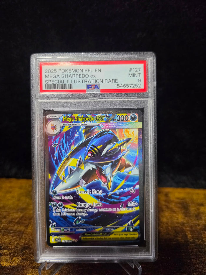 PSA 9 Mega Sharpedo Ex SIR