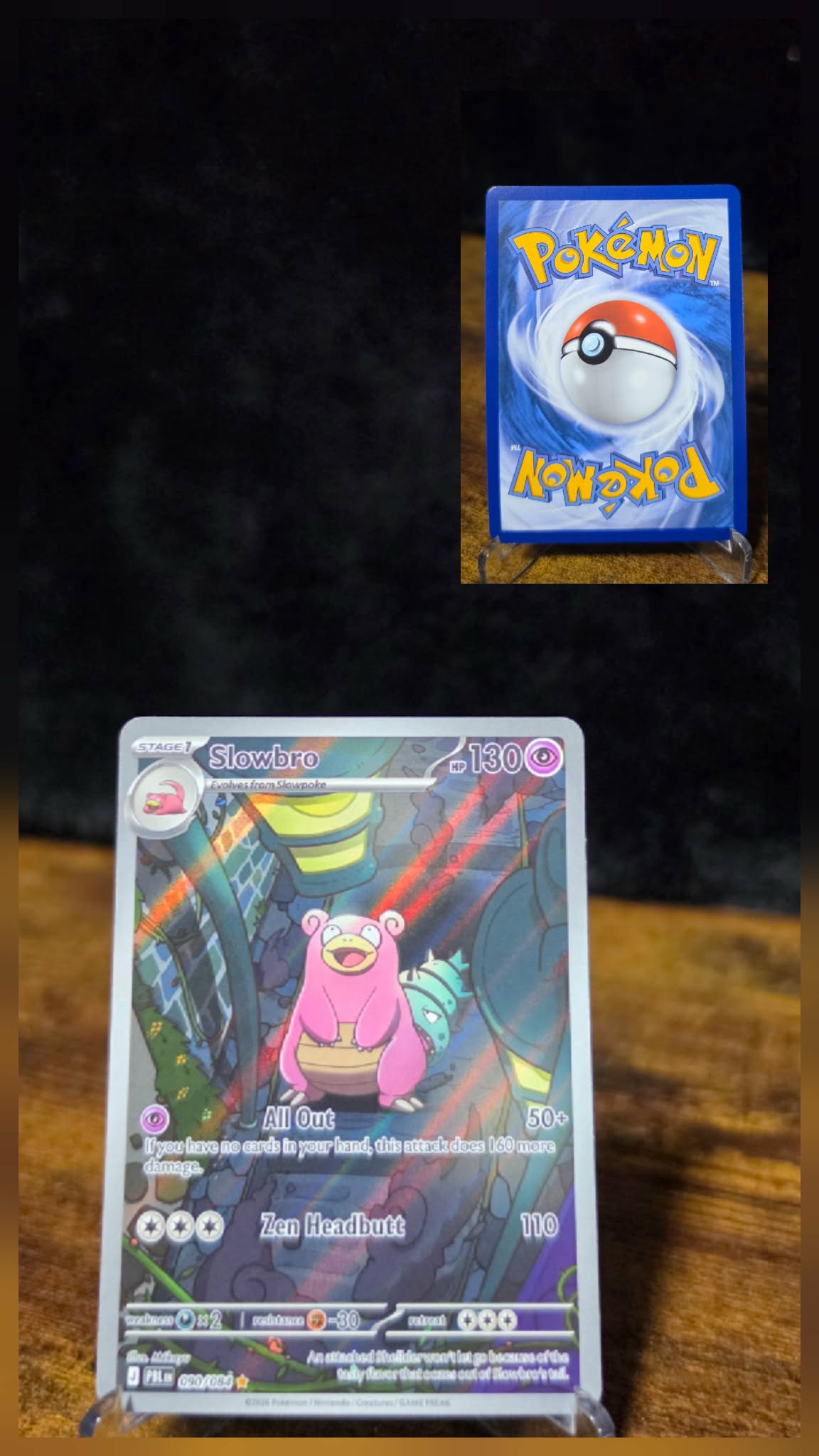 Pitch Black Illustration Rare Slowbro (90/84)