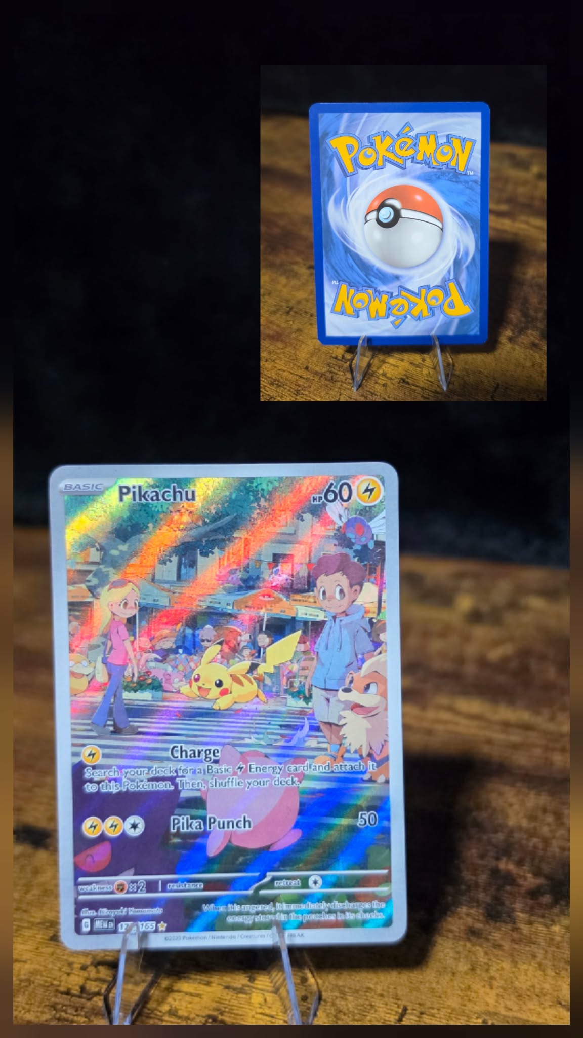 Scarlet & Violet: 151 Illustration Rare Pikachu (173/165)