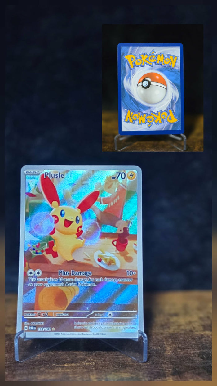 Scarlet & Violet: Paradox Rift Illustration Rare Plusle (193/182)