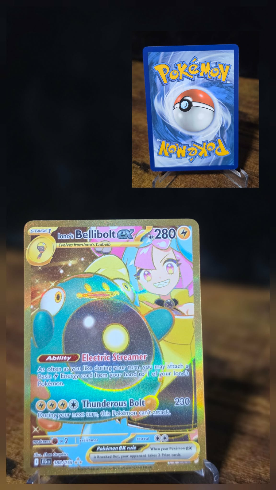 Journey Together Hyper Rare Iono’s Bellibolt EX (188/159)