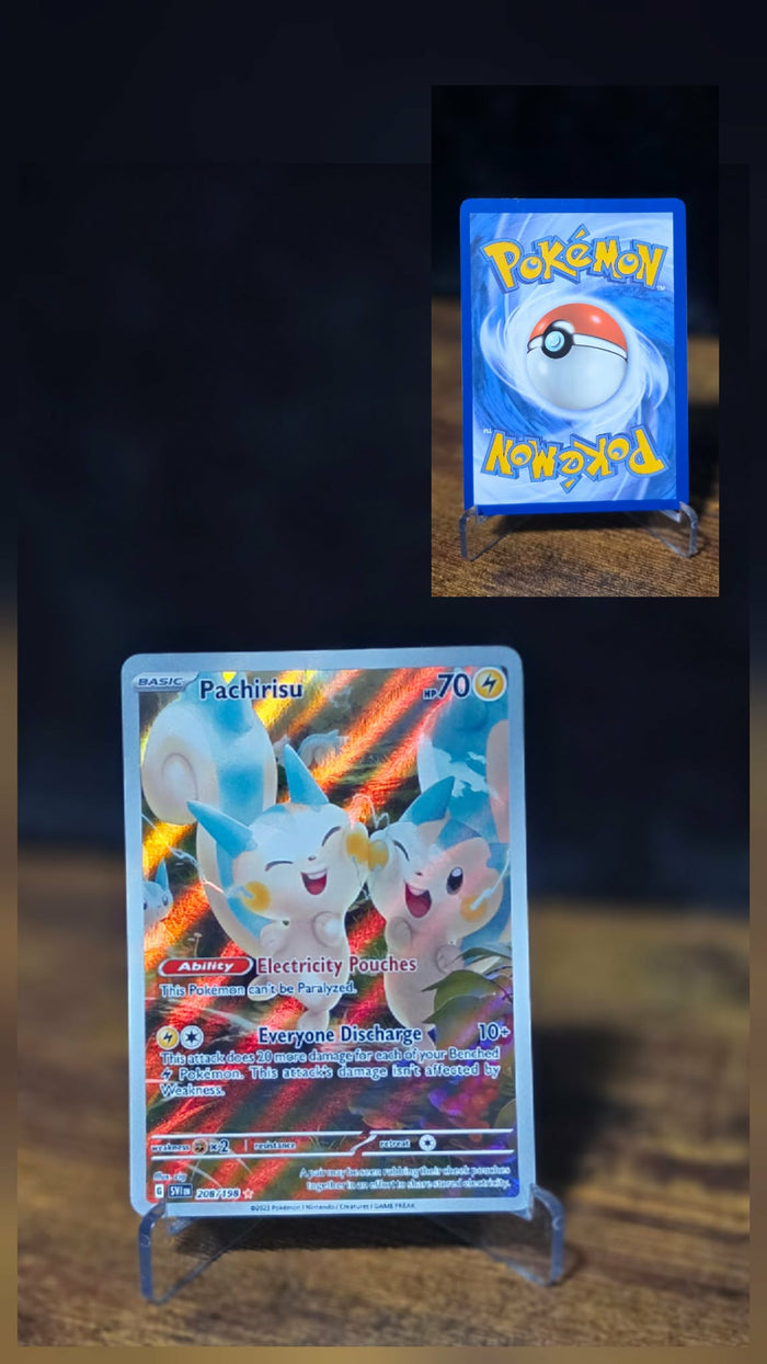 Scarlet & Violet Base Set Illustration Rare Pachirisu (208/198)