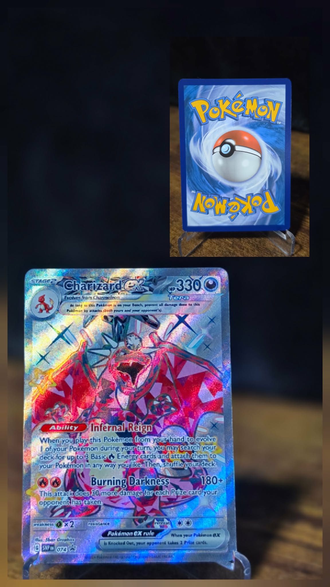 Paldean Fates Black Star Promo Charizard EX (SVP 74)