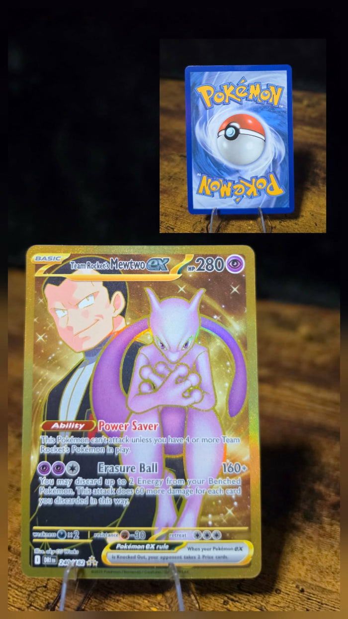 Destined Rivals Hyper Rare Team Rocket’s Mewtwo EX (240/182)