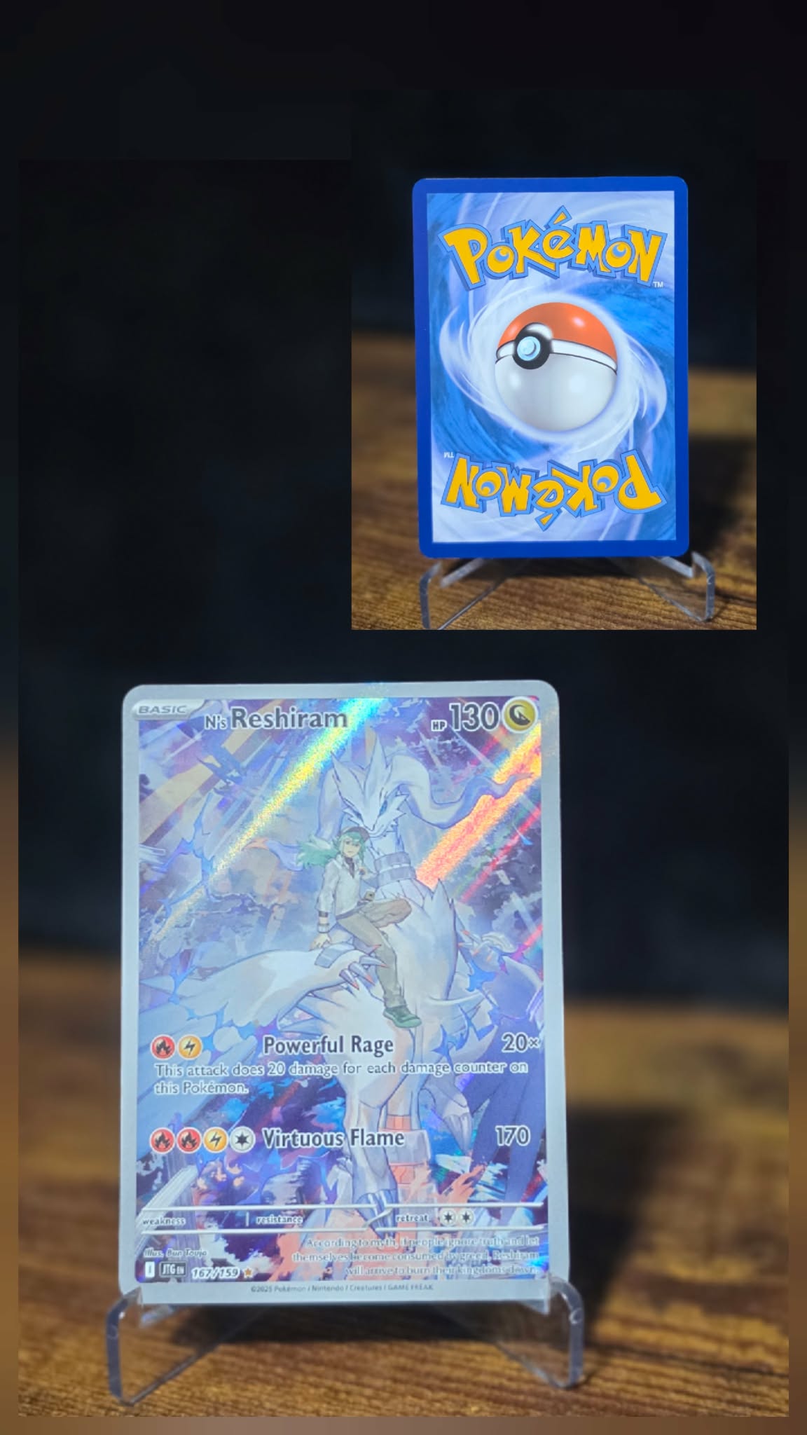 Scarlet & Violet- Journey Together Illustration Rare N’s Reshiram (167/159)