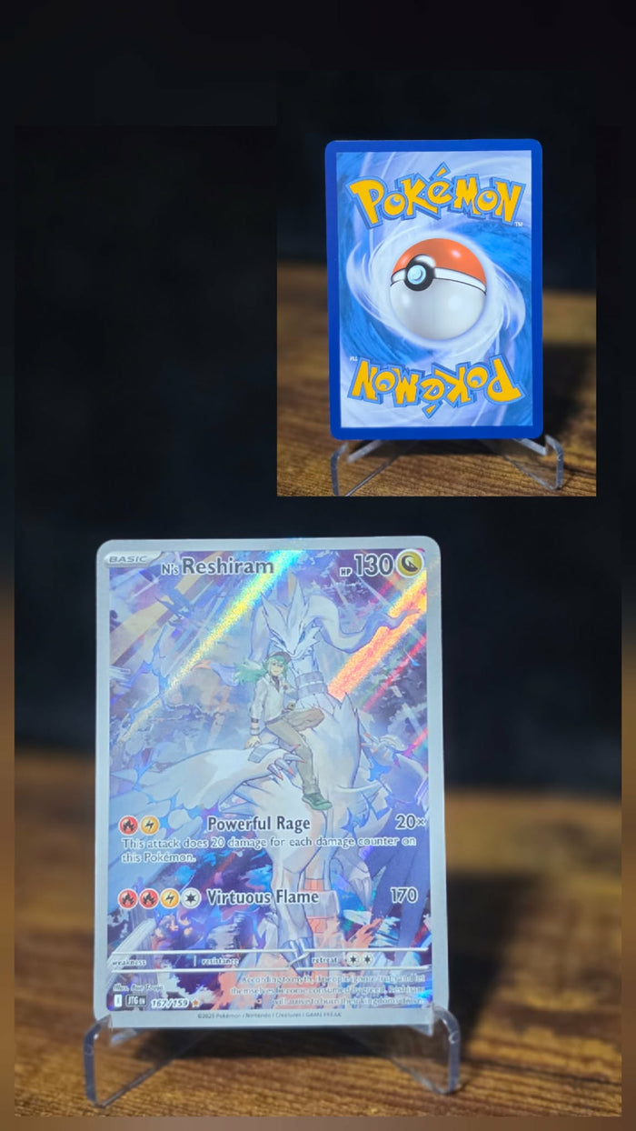 Scarlet & Violet- Journey Together Illustration Rare N’s Reshiram (167/159)