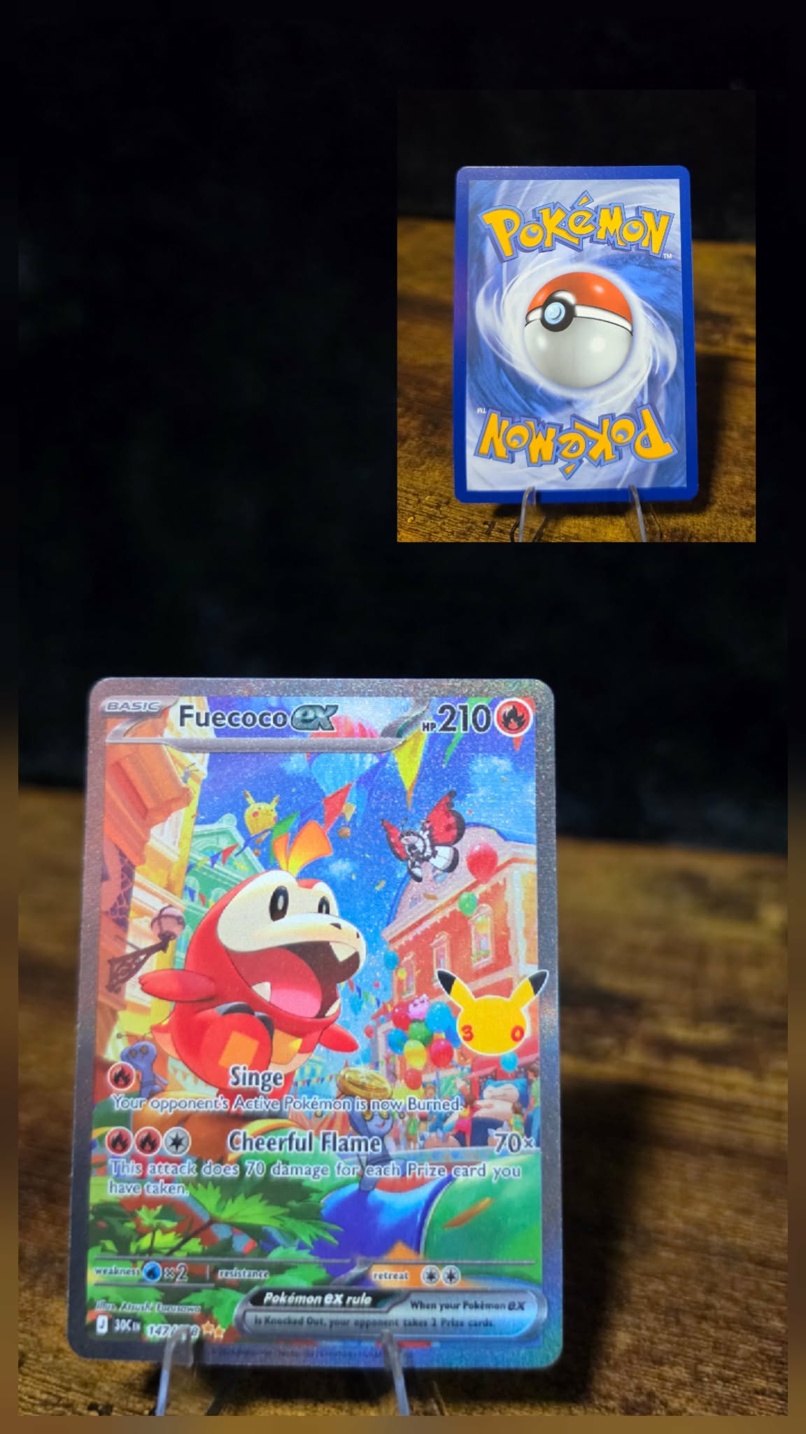 30th Celebration Special Illustration Rare Fuecoco EX (147/128)