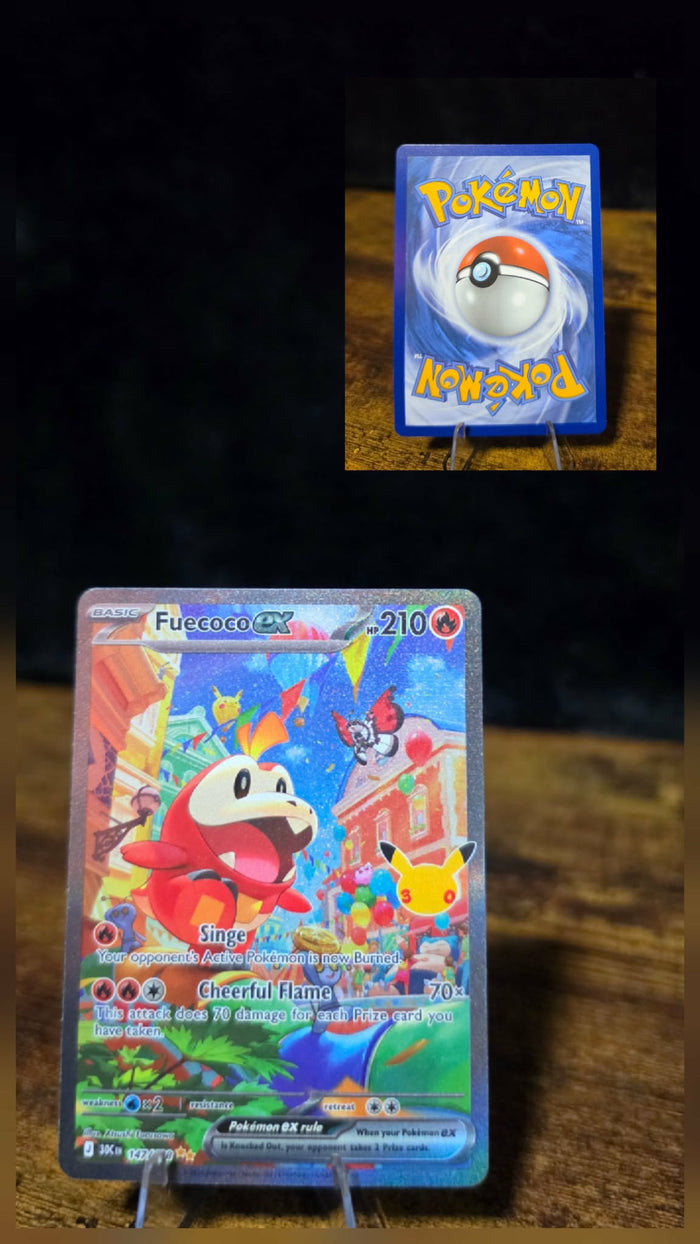 30th Celebration Special Illustration Rare Fuecoco EX (147/128)