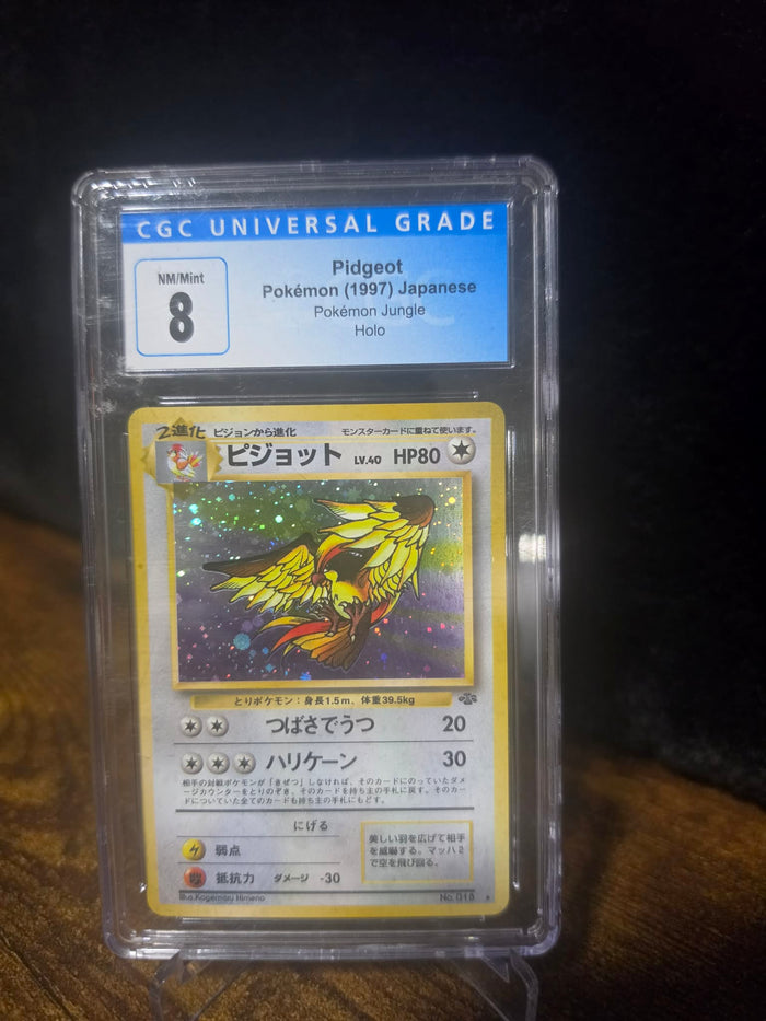 CGC 8 Pidgeot (1997 Jungle) Holo