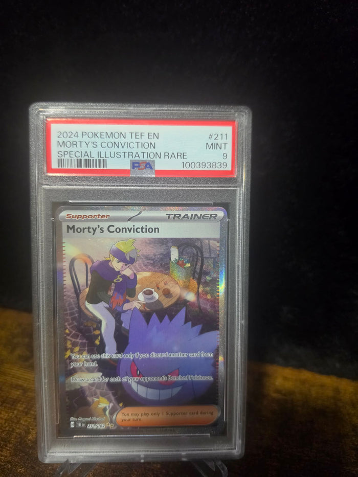 PSA 9 Morty’s Conviction SIR